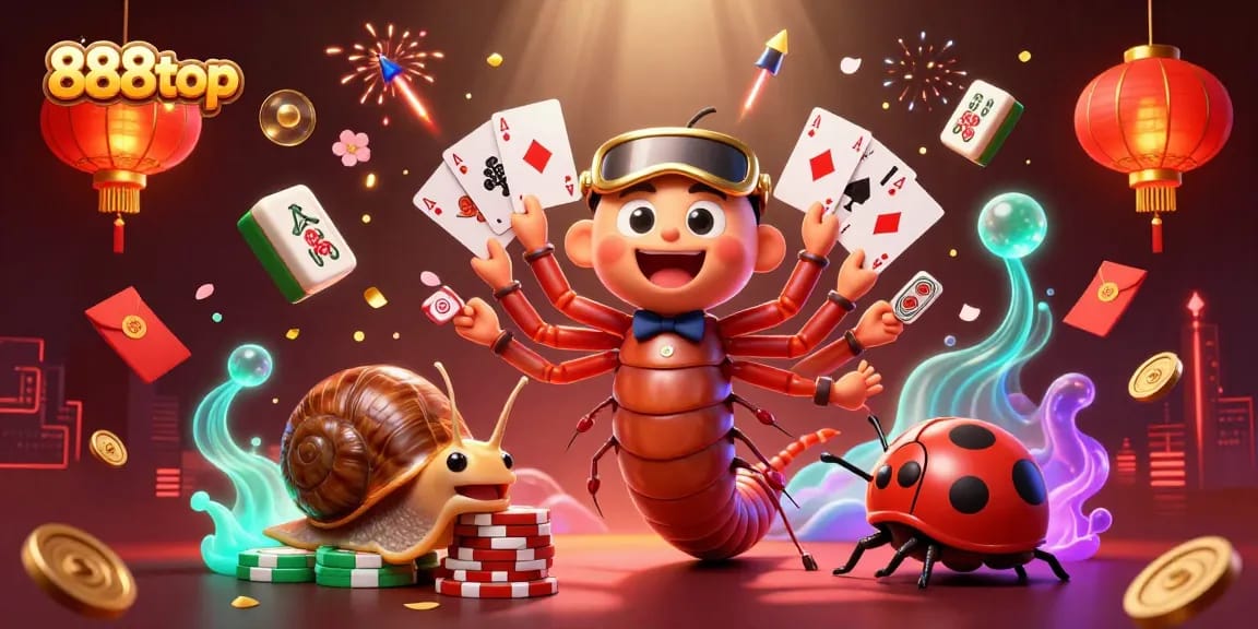 Experience exciting gameplay at 888top with vibrant visuals and animated card dealers in a lively casino setting.
