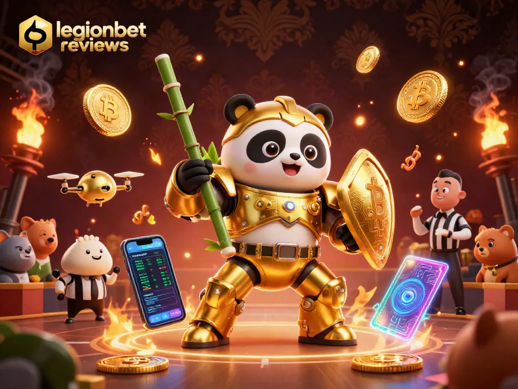 Experience thrilling legionbet reviews in a vibrant 3D casino scene with dynamic gambling elements.