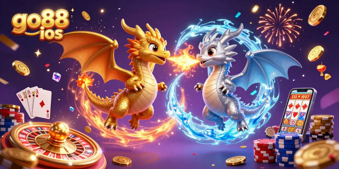 Experience thrilling gameplay with go88 ios, featuring dragon companions, colorful gaming elements, and dynamic action.
