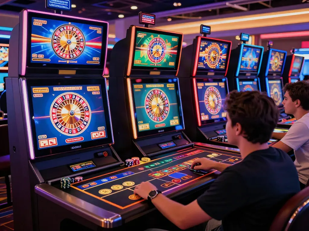 Players enjoying the thrilling experience of new non Gamstop casinos online.