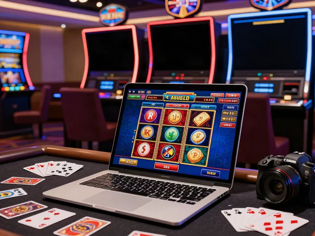 Engaging scene of new non gamstop casinos showcasing modern online gaming experience.