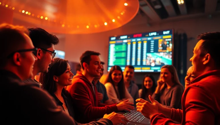 Dive into the exhilarating world of sports betting at https://talkprep.org/, showcasing passionate bettors engaging with live odds.