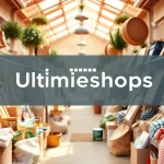Engage with Ultimateshops' curated product selection featuring unique items on display.