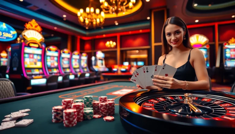 Experience thrilling casino action at https://xx88.promo/ with vibrant tables, cards, and a luxurious dealer.
