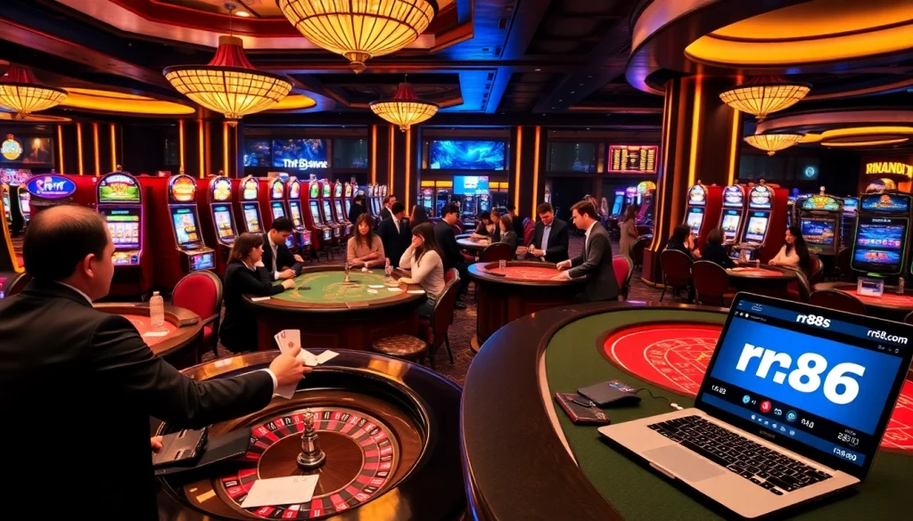 Experience the excitement of rr88.com with vibrant casino gaming and professional players.
