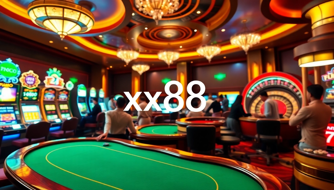 Experience the thrill of winning at xx88 with interactive casino games and vibrant visuals.