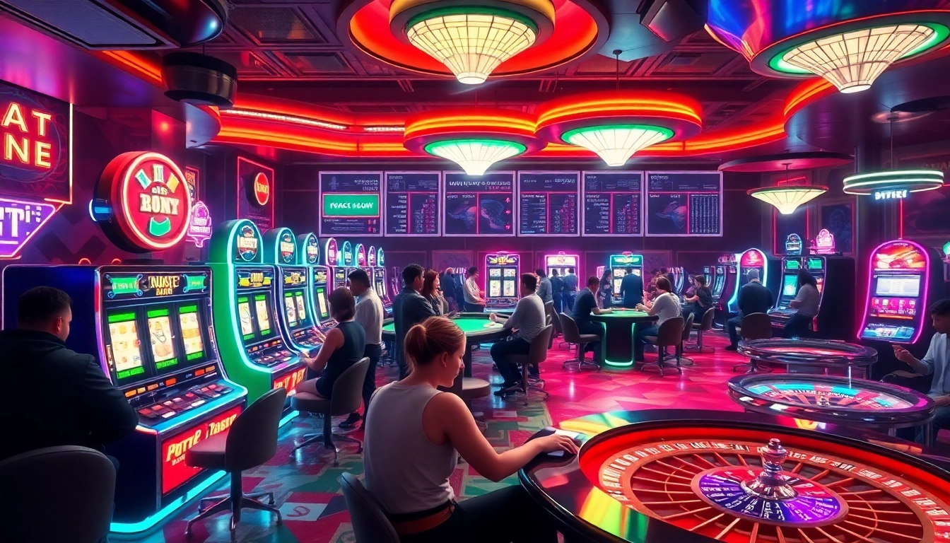 Engage in thrilling gameplay with innovative sex games ai in a vibrant casino setting.