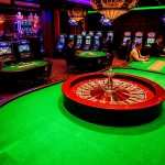 Feel the excitement at https://five88bc.com/ as players engage with a stylish casino atmosphere featuring roulette and poker.