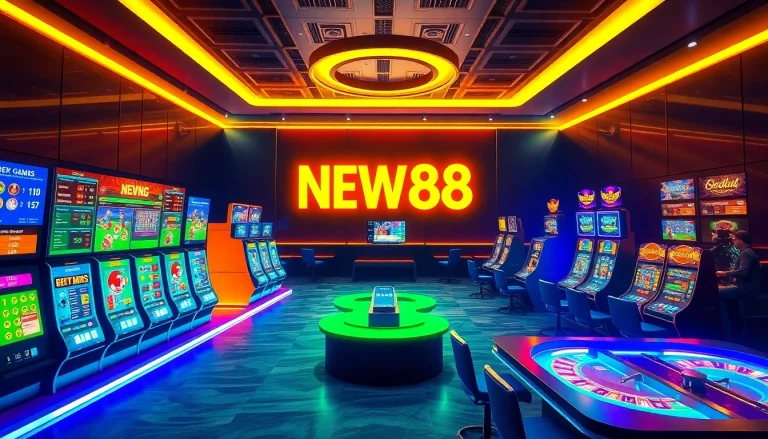 Exciting online gaming experience at new88go.com featuring vibrant digital interface and engaging game graphics.