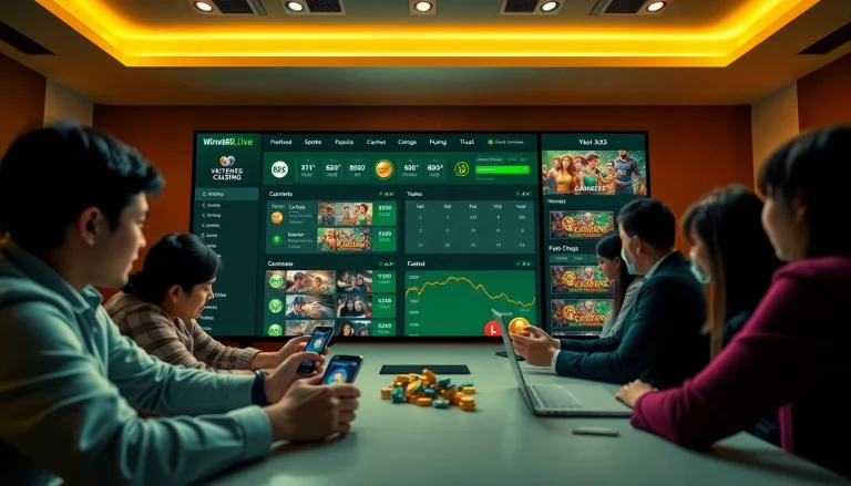 Discover the exciting online gaming experience at winvn88.live, showcasing vibrant betting options and user-friendly interface.