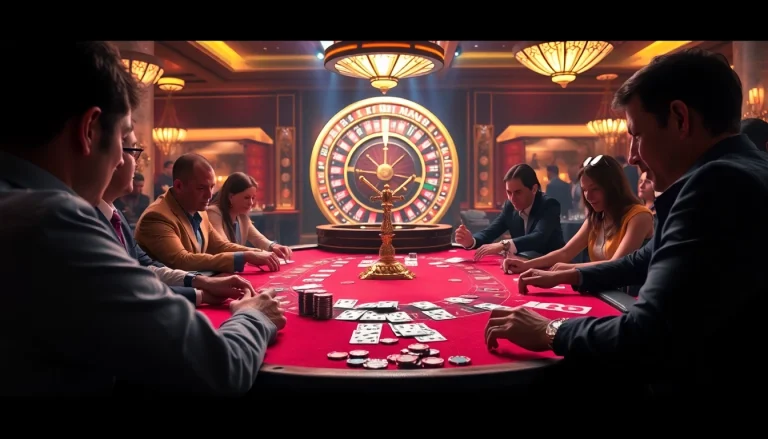 Xo88t3 poker players strategizing at a high-stakes casino table.