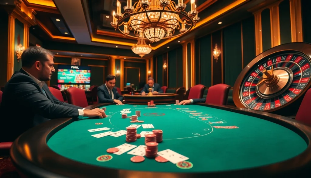 Experience thrilling poker action with AF88 at the poker table featuring colorful chips and high-stakes gameplay.